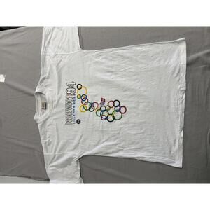 Vintage Olympics Lillehammer Norway T-shirt Winter Games XL